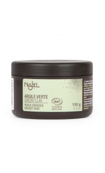 Arcilla verde natural en polvo - Piel grasa - Najel - 150 g.