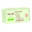 Lingettes bébé naturelles Ultra douces - Coton & Aloe vera - BOCOTON - 54 Ud.