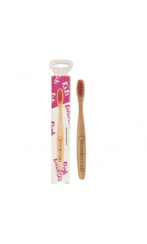 Brosse à dents en Bambou pour enfants Rose - Nordics