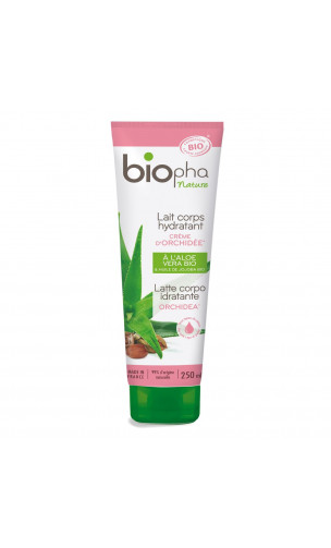 Leche corporal ecológica Crema de Orquídea - Hidratante - Biopha Nature - 250 ml.