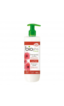 Shampooing bio Couleur - Cheveux teints et abîmés - Inula maritima - Biopha Nature - 400 ml.