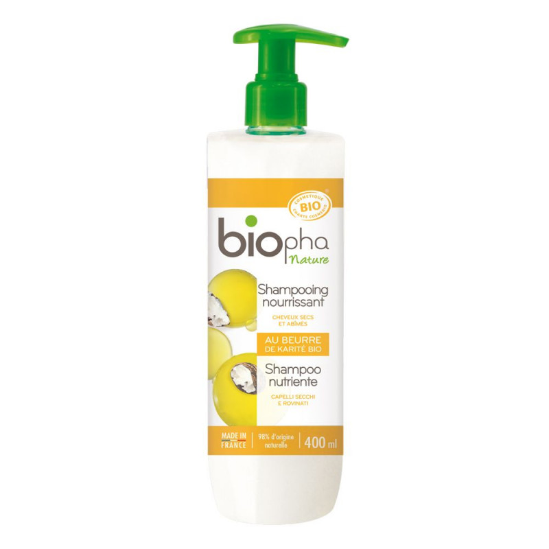 Shampoing Beurre De Karité Shampooing bio Nourrissant Réparateur - Cheveux secs & abîmés - Beurre