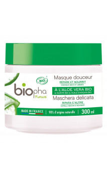 Masque BIO Doux - Aloe vera, karité & Argan - Biopha Nature - 300 ml.