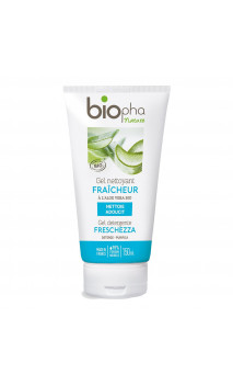 Gel nettoyant BIO - Fraîcheur - Aloe vera - Biopha Nature - 150 ml.