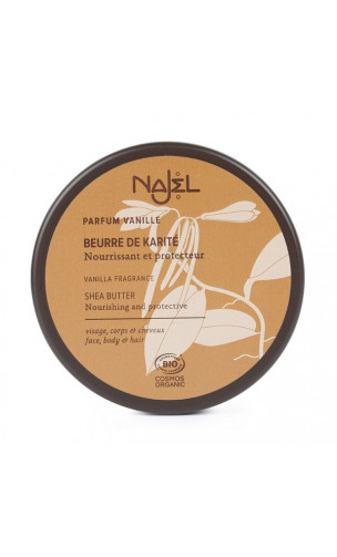 Beurre de karité BIO certifié - Soin nourrissant et protecteur - Najel - 150 g.