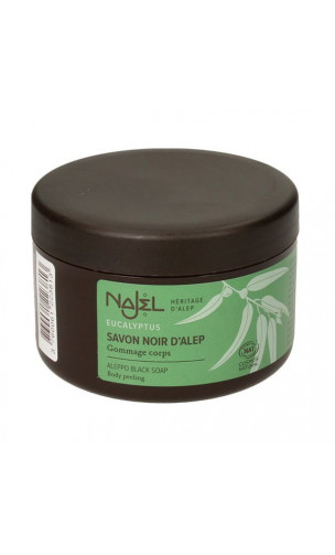 Jabón negro de Alepo Eucalipto - Exfoliante corporal - Najel - 180 g.