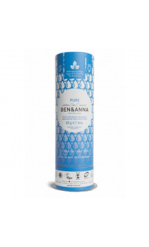 Desodorante natural de bicarbonato - Pure - Ben & Anna - 60 g.