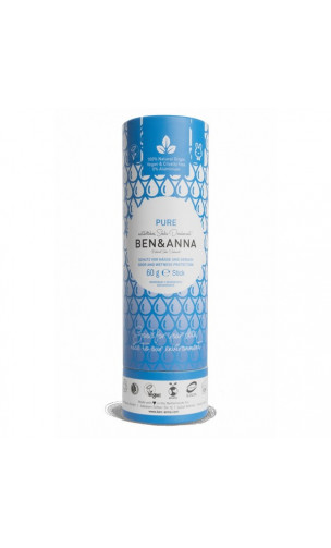 Déodorant naturel au bicarbonate - Pure - Ben & Anna - 60 g.