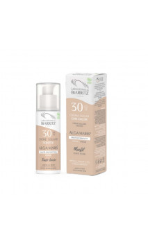 Crema solar natural Facial COLOR Marfil (Ivoire) SPF 30  - ALGA MARIS -  50 ml.