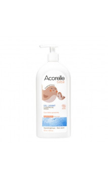 Champú & Gel de baño ecológico para bebé - Aguas Termales Calmantes - Sin jabón - Acorelle - 500 ml.