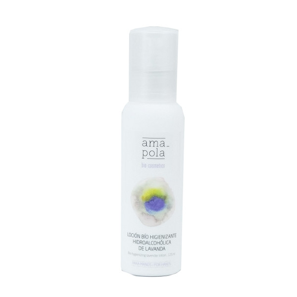 Loción Higienizante Lavanda - Desinfectante manos ecológico - Amapola Bio-cosmetics - 125 ml. - BIOferta