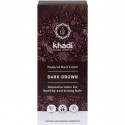 Tinte vegetal bio - castaño oscuro - 100 vegetal - Khadi - 100 gr.