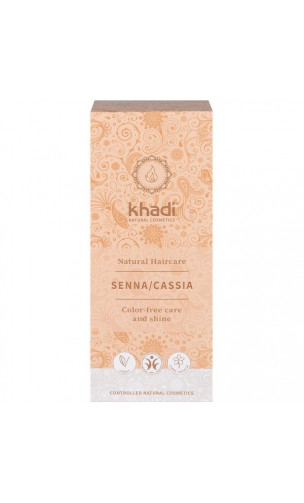 Henna bio - Senna Cassia neutra - 100% natural - Khadi - 100 gr.