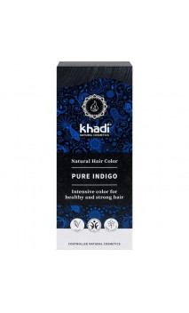 Indigo pur bio - 100 naturel - Khadi - 100 gr.