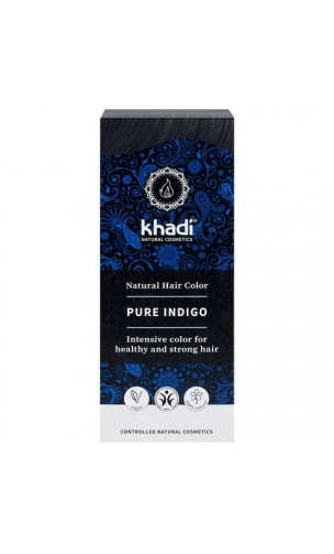 Indigo pur bio - 100% naturel - Khadi - 100 gr.