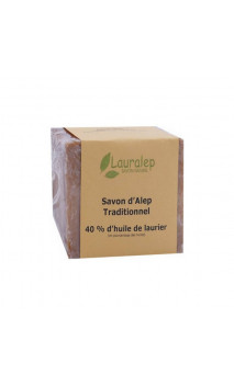 Jabón de Alepo tradicional Laurel al 40 Siria - Lauralep - 200 g.