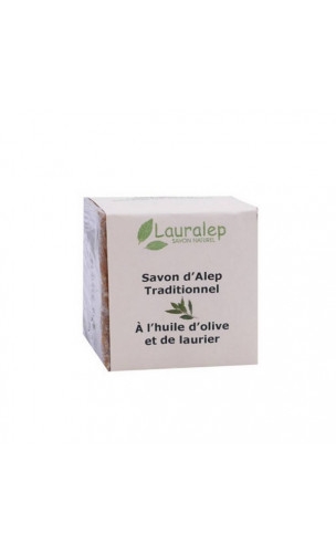 Savon d'Alep bio traditionnel Laurier 20% - Lauralep - 200 gr.