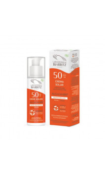 Protecteur solaire naturel Visage SPF 50  - ALGA MARIS -  50 ml.