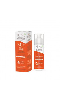 Protecteur solaire naturel Visage SPF 30  - ALGA MARIS -  50 ml.