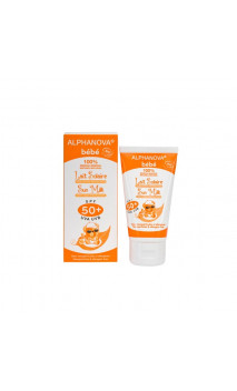 Protecteur solaire naturel pour bébé facteur 50+ Sans parfum - Alphanova Sun bébé- 50 gr.