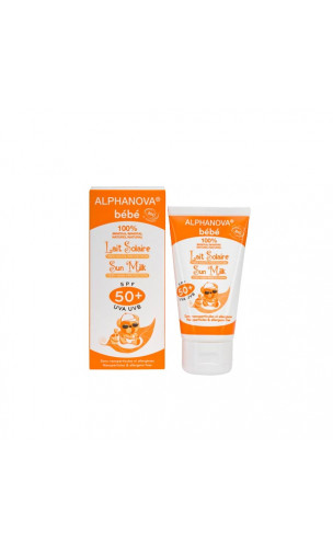  Protecteur solaire naturel pour bébé facteur 50+ Alphanova Sun bébé- 50 gr