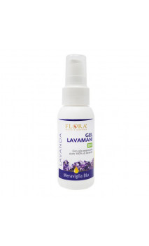 Gel lavamanos desinfectante bio - Lavanda - Flora - 75 ml.