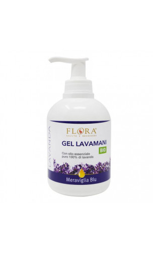 Gel désinfectant bio pour les mains- Lavande - Flora - 250 ml.