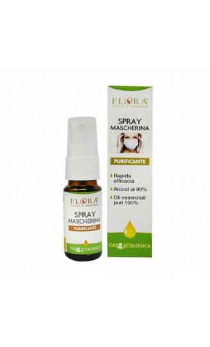 Spray désinfectant naturel pour masques - Flora - 10 ml.