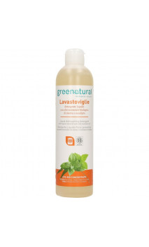 Detergente líquido ecológico para lavavajillas - Menta & Eucalipto - Greenatural - 500 ml.