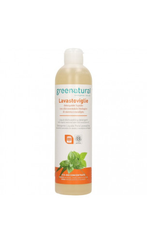 Produit liquide bio pour Lave-vaisselle - Menthe & Eucalyptus - Greenatural - 500 ml.