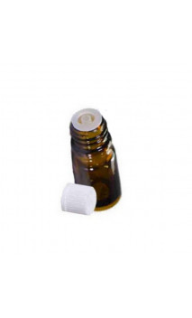 Frasco de goteo Ámbar (vacío) Aceites esenciales naturales - Pranarôm - 10 ml.