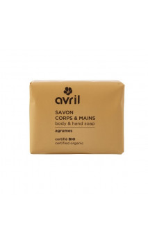 Savon bio Agrumes - Mains & Corps - Avril - 100 g.