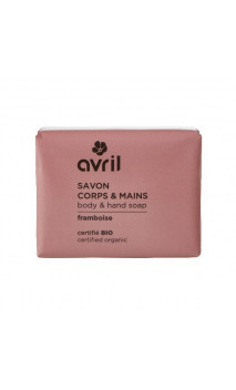 Savon bio Framboise - Mains & Corps - Avril - 100 g.