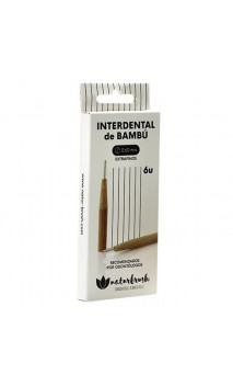 Brosse interdentaire en Bambou naturel - Naturbrush - 6 Ud.