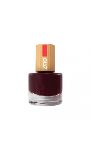Vernis à ongles naturel Cerise Noir - 659 - ZAO Make Up - 8 ml.