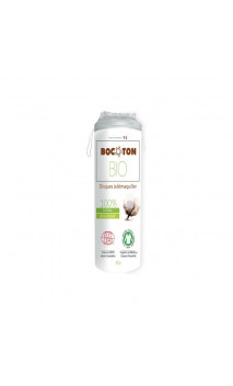 Discos desmaquillantes de algodón bio - BOCOTON - 80 Ud.