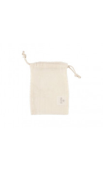 Pochette en coton bio écru - Grande - 13 x 19 cm - Avril
