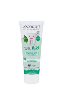 Gel dentifrice bio menthe douce Logodent Kids - Sans fluor - LOGONA - 50 ml.