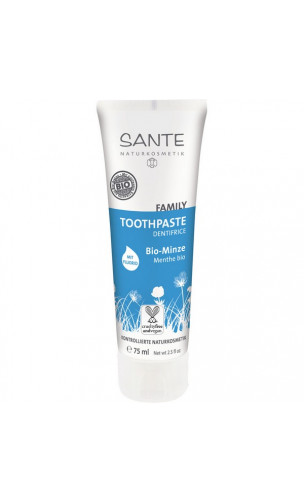 Dentifrice BIO menthe avec fluor - SANTE - 75 ml.