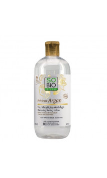 Agua micelar antiedad ecológica Précieux Argan - SO'BiO étic - 500 ml.