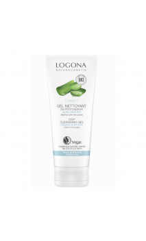 Gel limpieza profunda ecológico  Aloe vera - LOGONA - 100 ml.