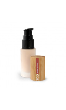Base de maquillaje fluido ecológico - ZAO Make Up - 711 Sable clair - 30 ml.