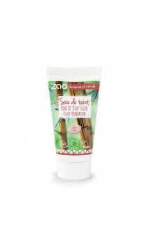 Recarga Base de maquillaje fluido ecológico - ZAO Make Up - 712 Rosé clair - 30 ml.