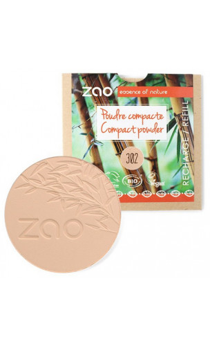 Poudre compacte bio - Beige orangé - ZAO - 302 