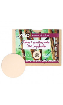 Recharge ombre à paupières bio - Brun beige - Mate - ZAO - 202