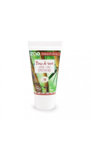 Recharge Base teint lumière - Maquillage BIO - ZAO Make Up - 700 Blanche - 30 ml.