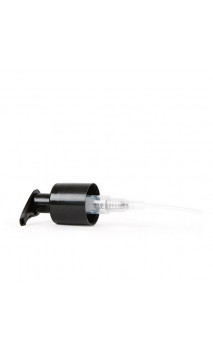 Dosificador negro liso - Dispenser para frasco 500 ml. LARGO - 1Ud