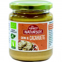 Crema de cacahuete sin sal añadido ecológica - Natursoy - 250g