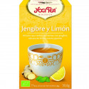 Infusion bio Yogi Tea Gingembre & Citron - YOGI TEA - 17 sachets x 1,8 g.