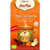 Infusion bio Yogi Tea Chaï Curcuma - YOGI TEA - 12 sachets x 1,8 g.